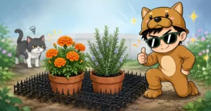 猫除け対策「とげシート」は有効？庭の糞被害を解決した経験談
